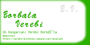borbala verebi business card
